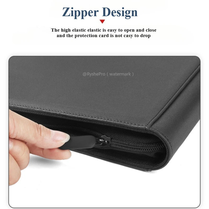 Toploader Binder Holds 252+ Top Loaders 9 Pocket Top Loader Binders for 3" X 4" Rigid Card Holders for MTG TCG Sport Cards