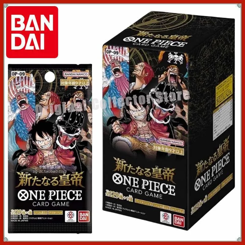 Original  One Piece Cards TCG Trading Game OPCG Authentic Japanese OP09 Replenish Bag New Four Emperor Collect Gift