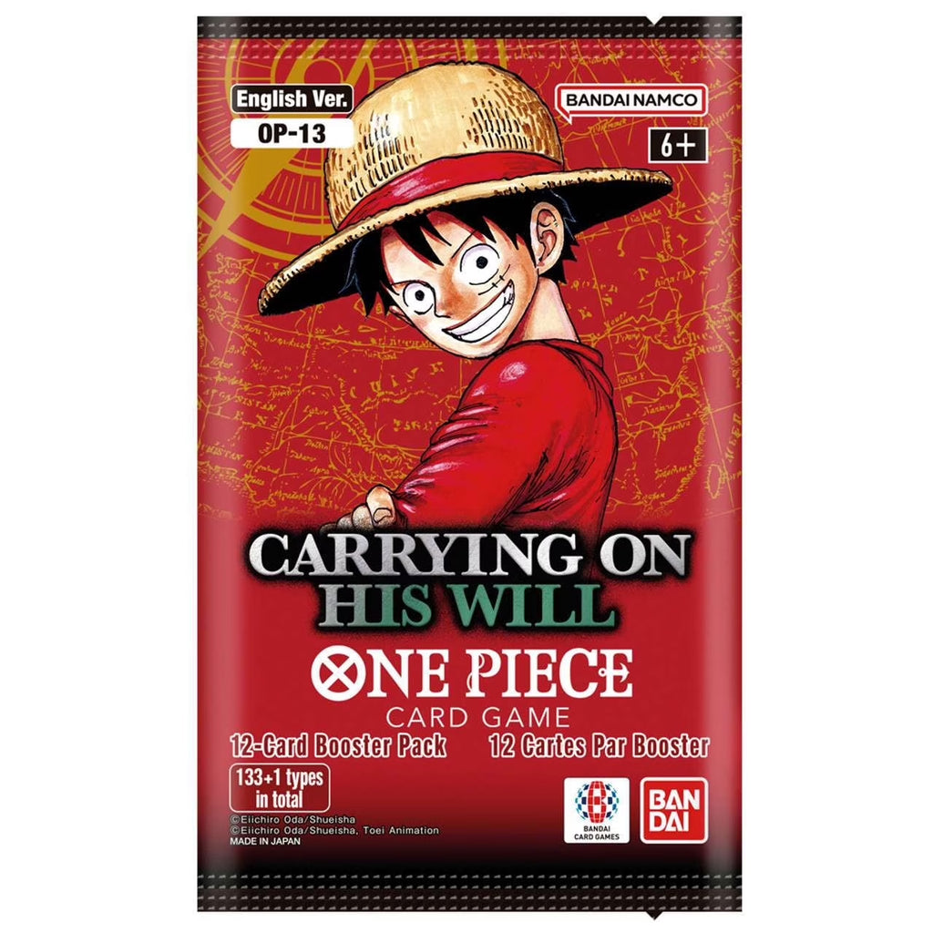 TCG: Carrying on His Will Booster Pack (OP-13) - 12 Cards