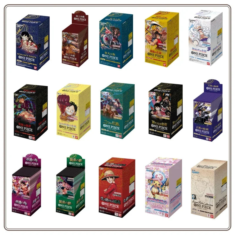 NEW Original  Full Series One Piece Card Game OP01-OP13 EB01-EB03 Romance Dawn JAPAN Anime TCG Booster BOX Collection Card