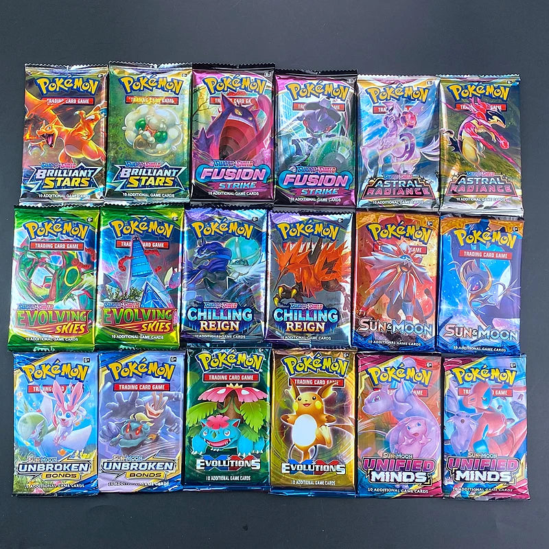 20/40Pc Pokemon Cards GX Tag Team Vmax EX Mega Energy Shining Pokemon Card Game Carte Trading Collection Cards Pokemon Cards