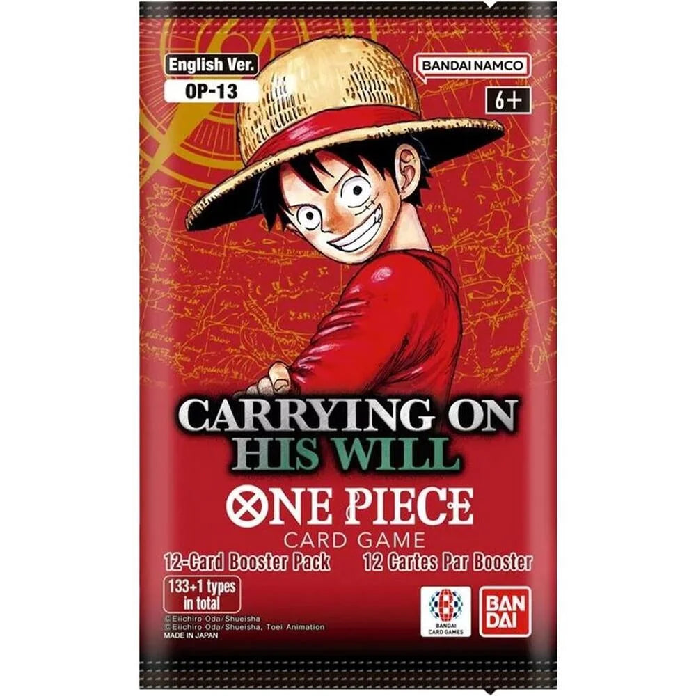 TCG: Carrying on His Will Booster Pack (OP-13) - 12 Cards