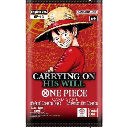 TCG: Carrying on His Will Booster Pack (OP-13) - 12 Cards