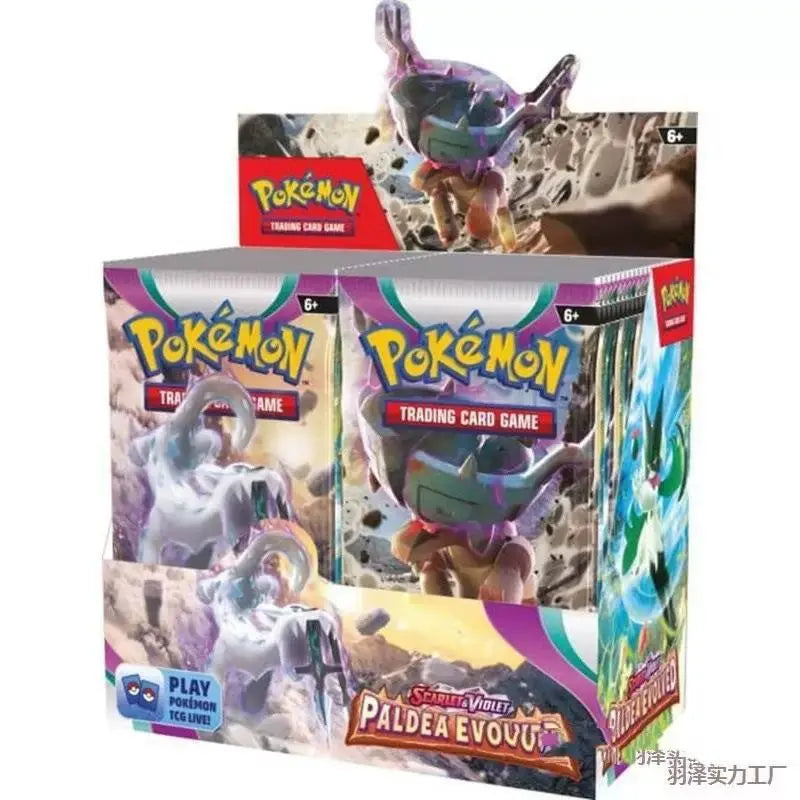 324/360 Pcs/Set Pokemon Cards Prismatic Evolutions Scarlet Violet 151 SUN MOON Pokémon English Booster Battle Transaction Gifts