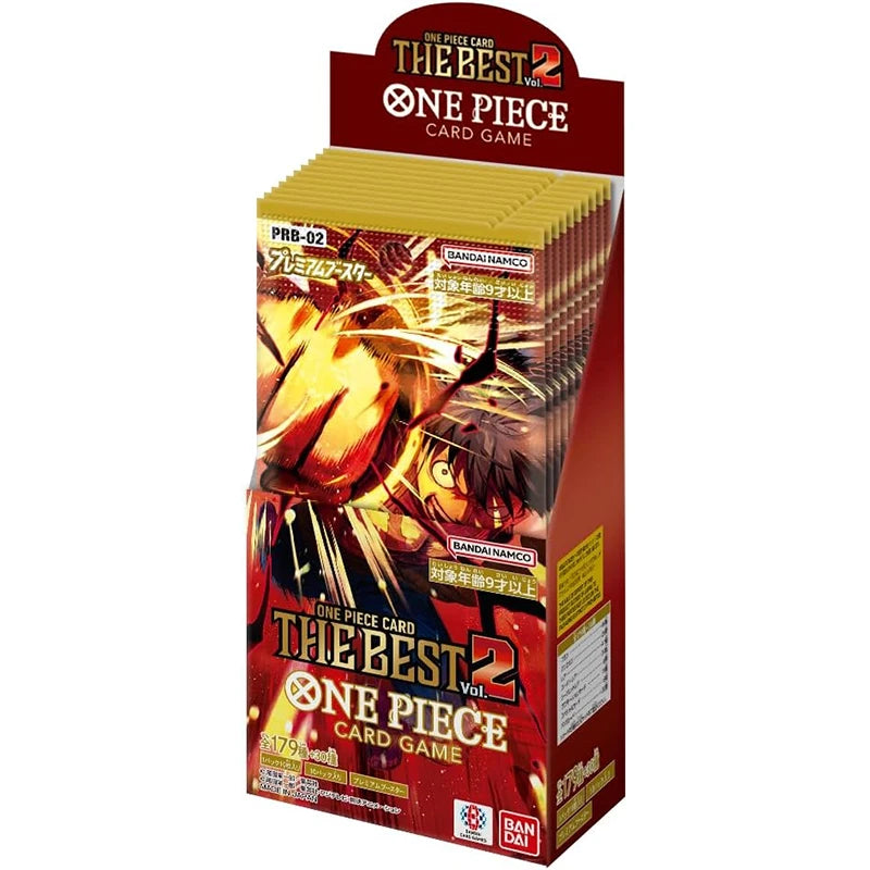 2025 New  One Piece TCG Game Card PRB02 the Best Vol.2 Booster Box Japanese Sealed Pre-Order OP13 Carrying on His Will