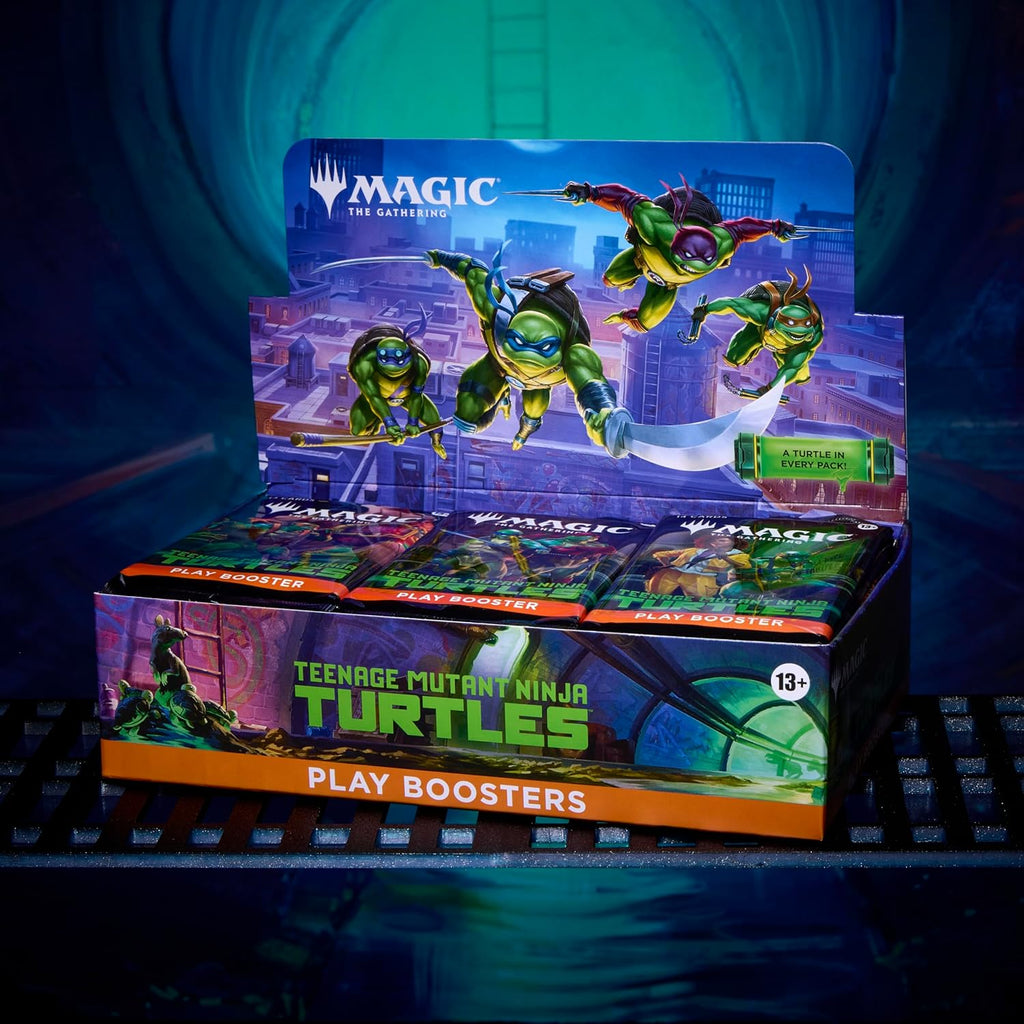 | Teenage Mutant Ninja Turtles - Play Booster Box | 30 Packs | Collectible Trading Card Game