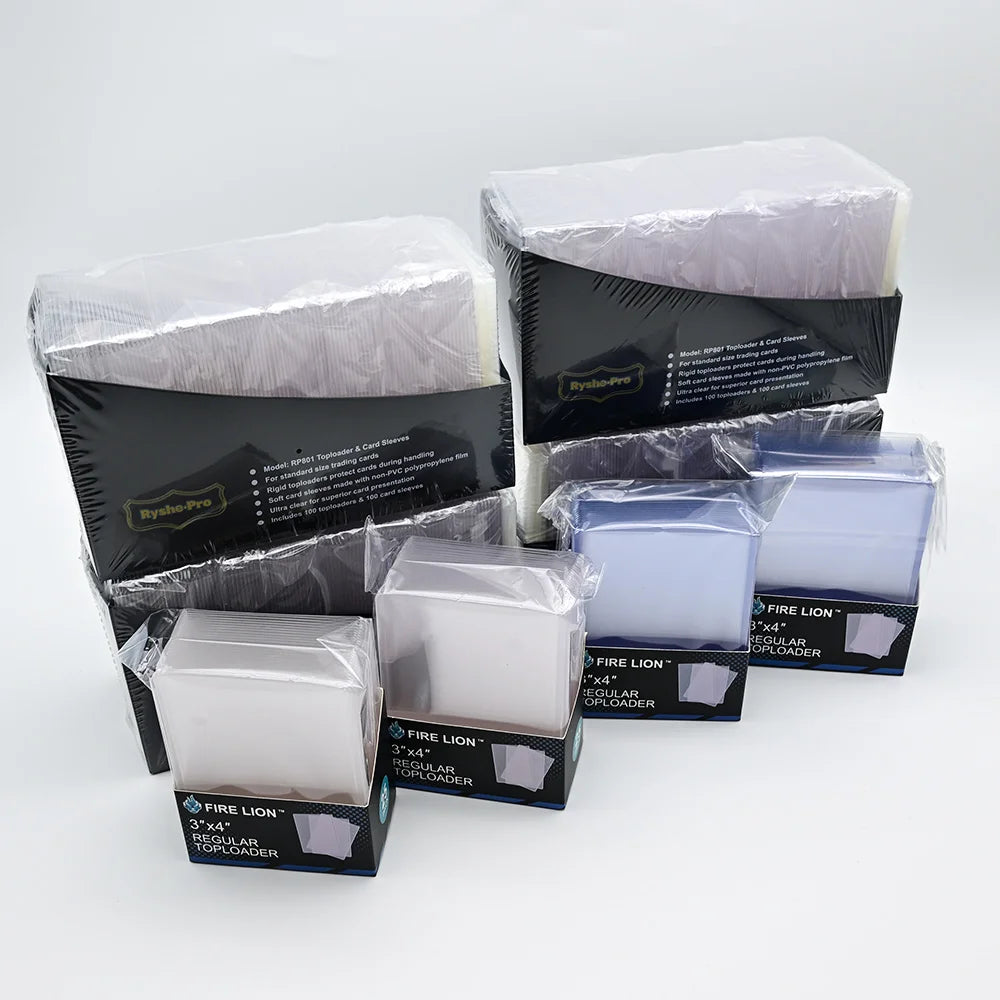 Toploader Binder Holds 252+ Top Loaders 9 Pocket Top Loader Binders for 3" X 4" Rigid Card Holders for MTG TCG Sport Cards