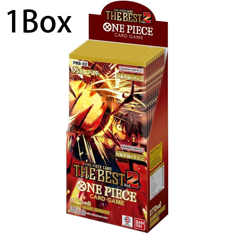 2025 New  One Piece TCG Game Card PRB02 the Best Vol.2 Booster Box Japanese Sealed Pre-Order OP13 Carrying on His Will