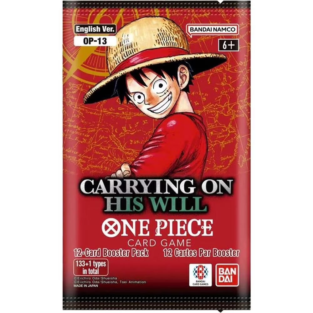 TCG: Carrying on His Will Booster Pack (OP-13) - 12 Cards