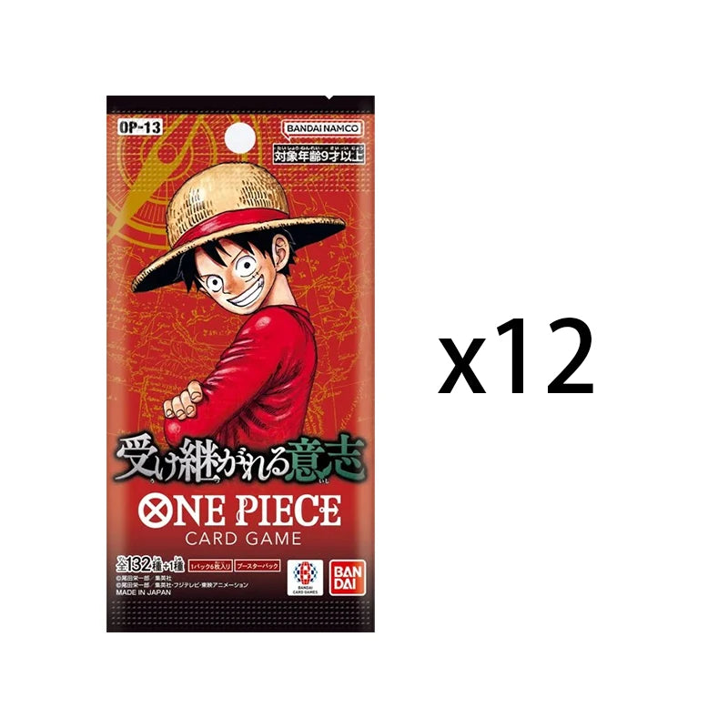 2025 New  One Piece TCG Game Card PRB02 the Best Vol.2 Booster Box Japanese Sealed Pre-Order OP13 Carrying on His Will