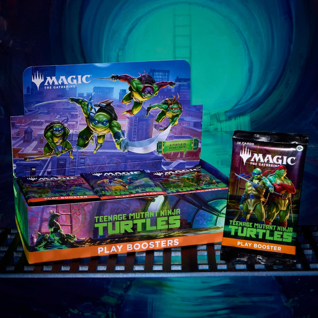 | Teenage Mutant Ninja Turtles - Play Booster Box | 30 Packs | Collectible Trading Card Game