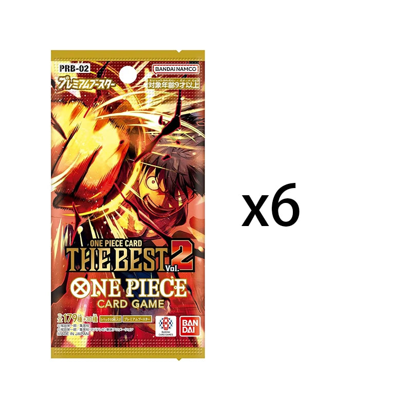 2025 New  One Piece TCG Game Card PRB02 the Best Vol.2 Booster Box Japanese Sealed Pre-Order OP13 Carrying on His Will