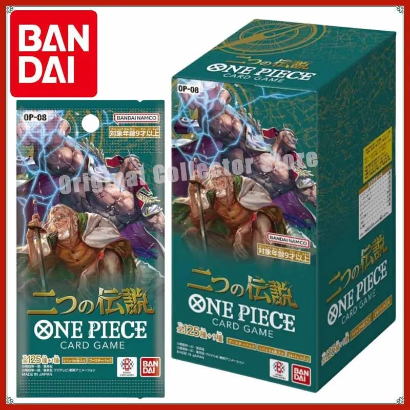 Original  One Piece Cards TCG Trading Game OPCG Authentic Japanese OP08 Replenish Bag Two Legend Collect Gift