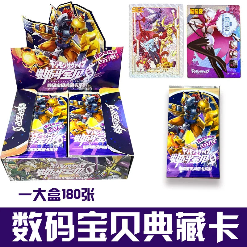 Genuine Digimon Card Legendary Edition Infinite Evolution Glory Edition SP Agumon Greymon Anime Collection Card Gift Toy