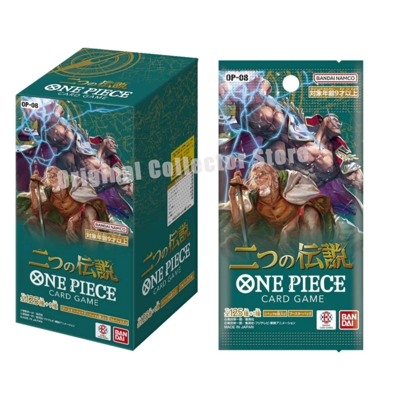 Original  One Piece Cards TCG Trading Game OPCG Authentic Japanese OP08 Replenish Bag Two Legend Collect Gift